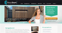 Desktop Screenshot of differentdoors.nl